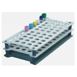 Gradillas de acero inoxidable para 50 tubos