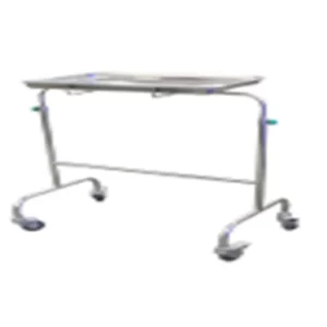 Mesa para instrumental de acero inoxidable