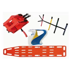 Tabla espinal de ABS con accesorios